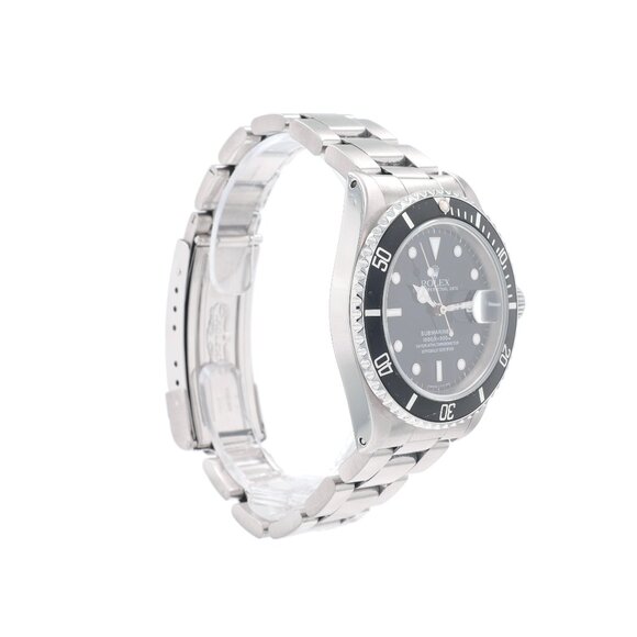 Rolex Submariner 16610 40mm Black Luminous Dial Rotatable Bezel w/ Black Insert - Picture 8 of 9